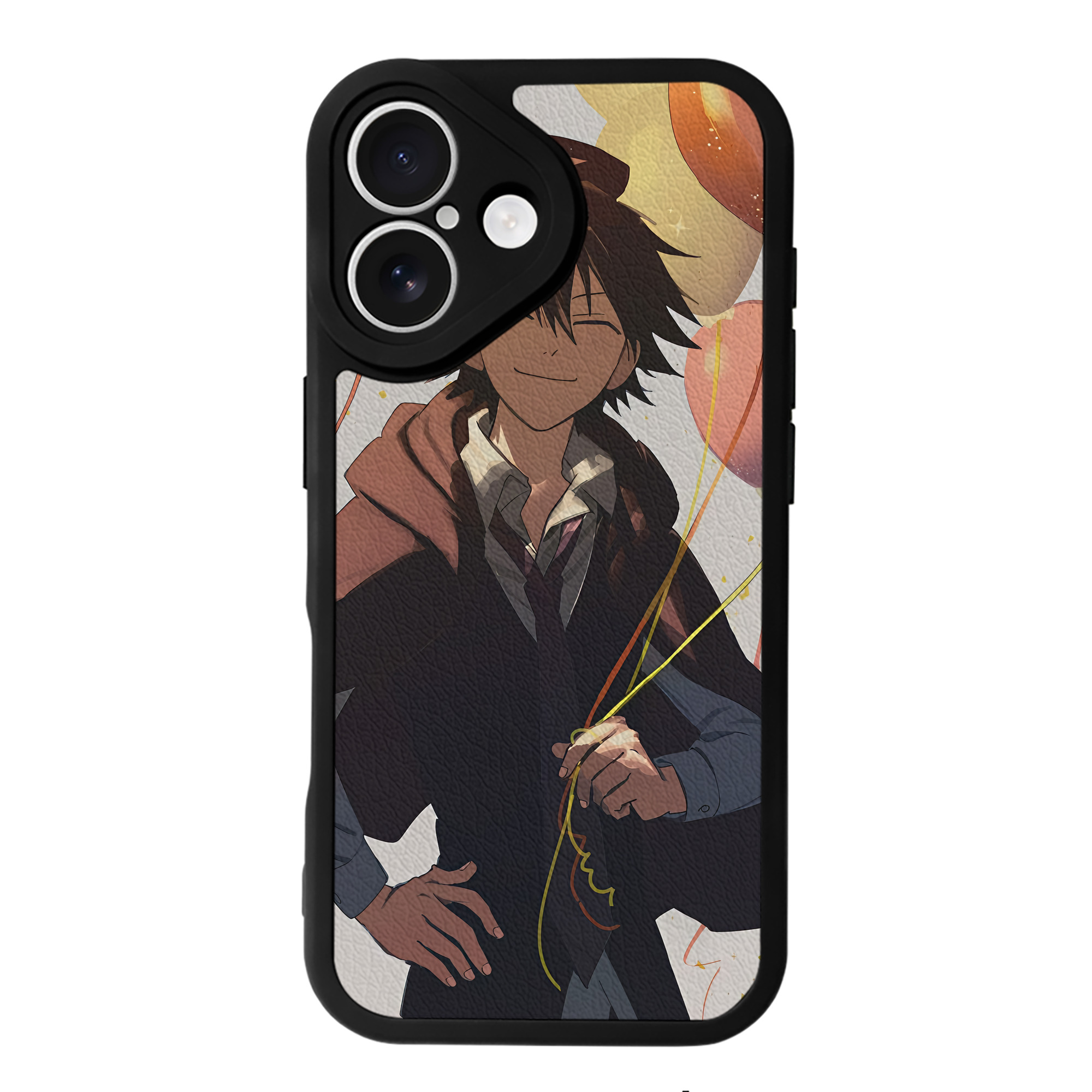 （画像用） 文豪ストレイドッグス Bungo Stray Dogs 【iPhone 16シリーズ対応】シリコンスマホケース（レザー調） 材質：シリコン